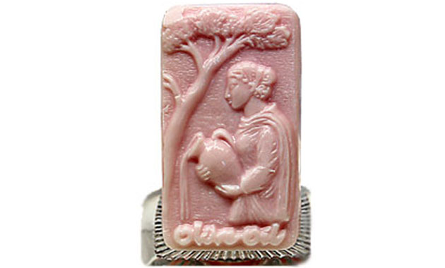 Lady With Olive Oil Urn Soap